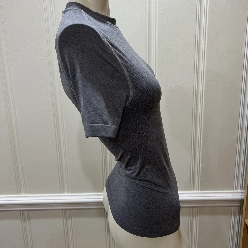 Nike Pro Team Tech Seamless Vent Shirt Youth Boys Size Large Gray